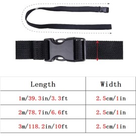 MOPHOEXII Utility Straps Luggage Strap with Quick Release Buckle Adjustable Nylon Straps for Suitcases, Sleeping Bag Compression, Tightening and Attachment