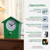 KOOKOO EarlyBird Green Alarm Clock with Bird Melody (Original Recording)