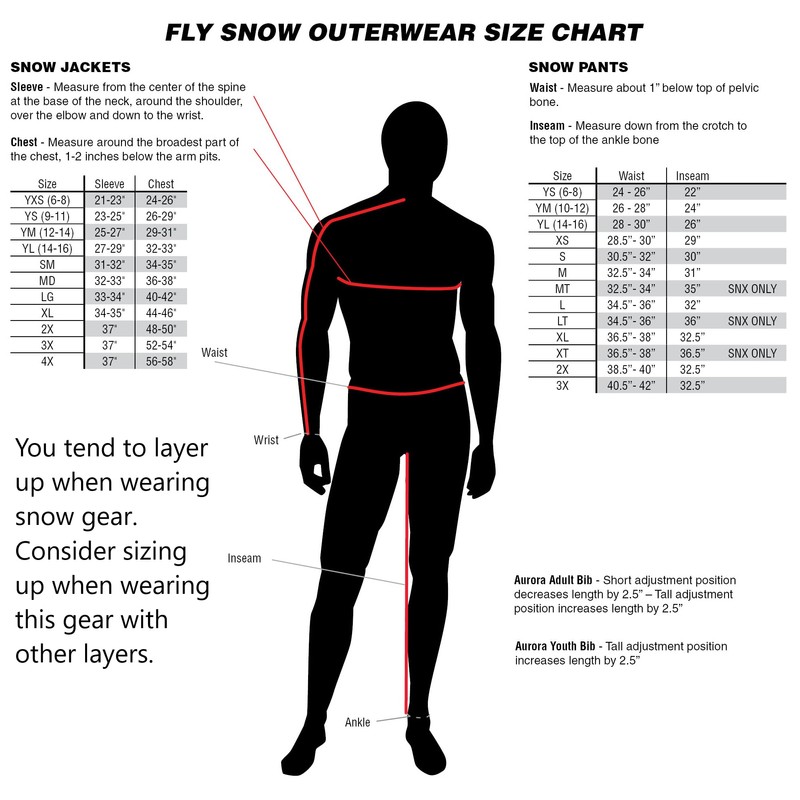 Fly Racing 470-4400S Aurora Bib Black Sm