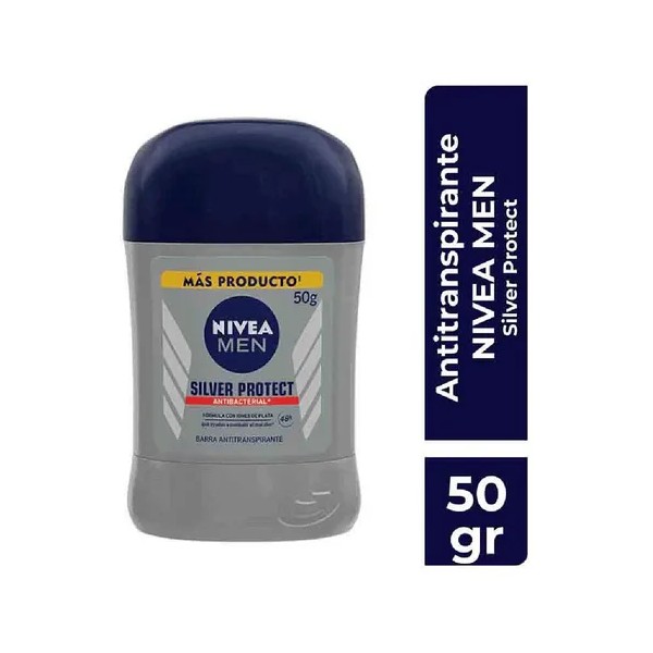 Desodorante Nivea Men Silver Protect antitranspirante 50g