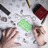 11 Pieces Geometric Drawings Templates Stencils Plastic Measuring Template Rulers