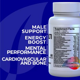 HALLUSA NATURAL HALLMULTIVIT Men's  - Multivitamin for Men - Vitamins and Minerals - Supplement