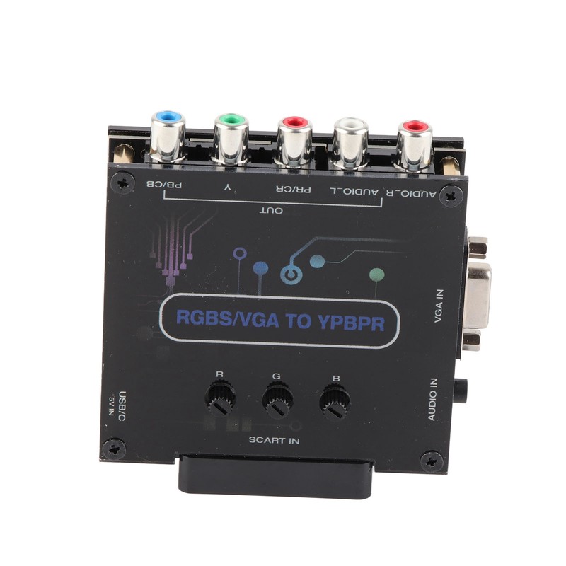 RGBS VGA SCART to YPBPR Component Converter for SFC for
