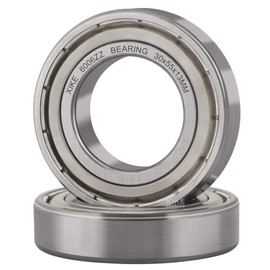 XiKe 2 Pcs 6006ZZ Double Metal Seal Bearings 30x55x13mm, Pre-Lubricated and Stable Performance and Cost Effective, Deep Groove Ball Bearings.