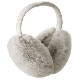 Simplicity Men Women Plush Ear Muffs For Winter Women Outdoor Snow Ear Warmers for Men Foldable Winter Earmuffs Men Ear Covers for Cold Weather, Khaki