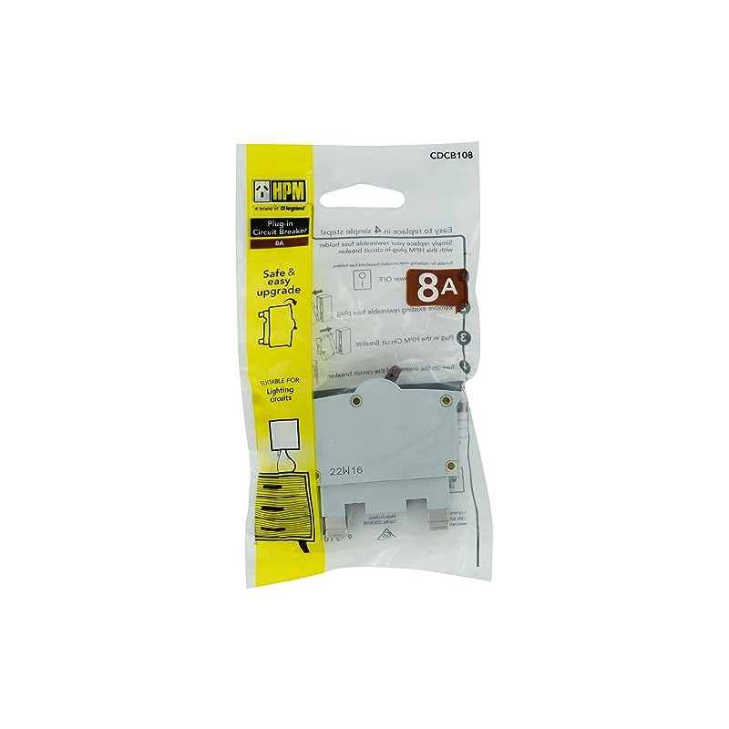 HPM Plug-in Circuit Breaker, 8 A