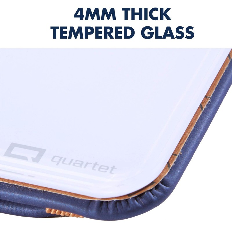 Quartet Portable Glass Dry-Erase Pad, 5" x 8", Closeable Cover,