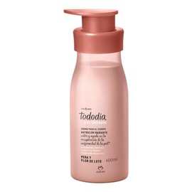 Crema Corporal Nutrición Radiante Pera y Flor de Loto Piel Uniforme 400ml | Tododia Natura