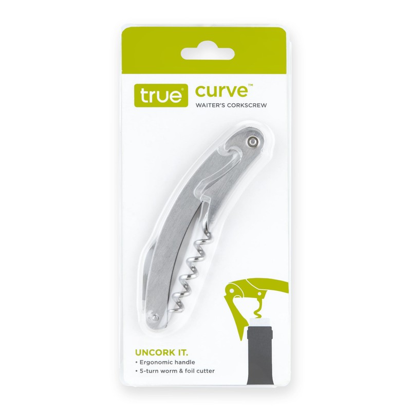 True Fabrications 502 Stainless Waiter's Corkscrew
