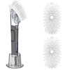 Soap Dispensing Replacement Dish Brush Storage Set with 2 PCS
