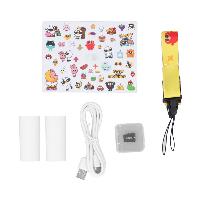 K27 Kids Instant Camera Front Rear Dual Lens Selfie Video
