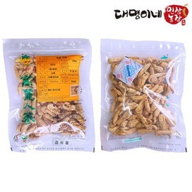 (대명이네 인삼농장)4년근 곡삼 편급외 76뿌리이상 300g/건삼 백삼 고려인삼 (Daemyeongine Ginseng Farm) 4-Year-Old Dried White Korean Ginseng - Bent & Irregular Grade, 76+ Roots, 300g