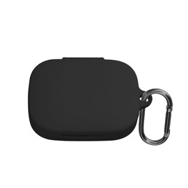 kwmobile Hülle kompatibel mit Honor Earbuds Open Kopfhörer - Silikon Schutzhülle Etui Case Cover Schoner in Schwarz