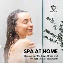 Alcyon Shower Bath Bombs - Aromatherapy Scented Shower Steamers Tablets for a Spa-Like Experience at Home - Set of 10 Shower Steamer Tablet with Essential Oils for Relaxation - Ideal Choice for Women