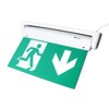Exit Sign LED Battery Powered Emergency Safety Facilities Acrylic ABS