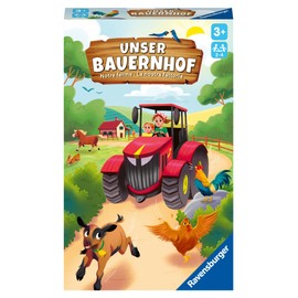Ravensburger 22408 Our Farm, Board Game for Children from 3 Years, Dice and Collecting Game for 2-4 Players