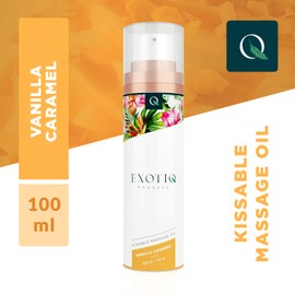 Exotiq Kissable Massage Oil - Vanilla Caramel, 100ml