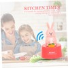 GRIRIW Rabbit Design Magnetic Countdown Timer Portable Study Timer for