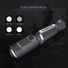 NICRON Qty(1Pc) Nicron N7 600 Lumens Tactical Flashlight, 90 Degree