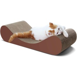 Bone Cat Scratcher Cardboard Lounge Bed, Cat Scratching Post, Durable Board Pads Prevents Furniture Damage