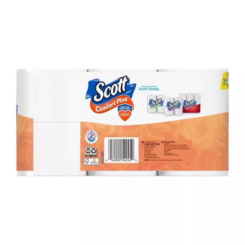 SCOTT Mega Roll Comfort Plus Toilet Paper (425-Sheets Per Roll