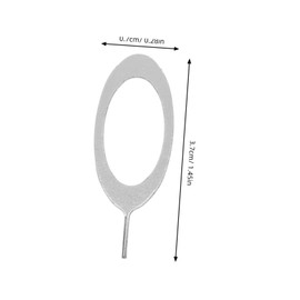 OSALADI 100 Pcs Silver Sim Card Ejector Pins Compact Portable Removal Tools for Smartphones and Tablets Lightweight Design for Easy Ejection of Sim Trays