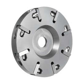 VISLONE 8 Blades Livestock Hoof Trimming Grinding Wheel Sheep Cattles Horses Cow Trimming Plate Wood Carving Disc Aluminum Alloy Electric Angle Grinder Attachments Tool