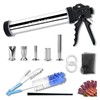 GGYCASE 2LB Large Capacity Stainless Steel Jerky Gun Kits, Sausage
