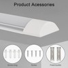 Jazoctig 4-Pack 4FT LED Batten, Close to Ceiling Light fixtures,