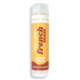 Crazy Rumors Biggie French Toast Flavored All Natural, Plant Based Lip Balm to Moisturize and Nourish your Lips - French Toast tube 0.6 oz (4x Larger than standard 0.15 oz lip balm)