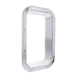 Chrome Plastic Interior View Window Trim Fits Kenworth W900L 1990-05, T800 1986-05