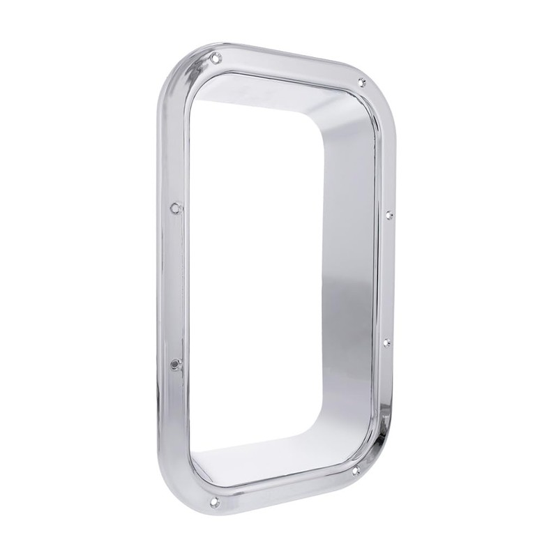 Chrome Plastic Interior View Window Trim Fits Kenworth W900L 1990-05,