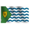 Canada Vancouver Flag 30x60inch Large, Both Sides 100D Silk Fabric