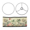 Mewutal Drum Lampshade Bird Pattern Chandelier Lamp Shade Removable Lamp