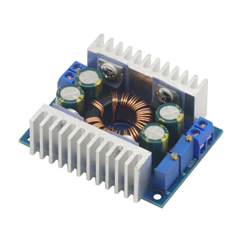 8A Automatic DC-DC Buck Boost Converter Module, High Power Adjustable