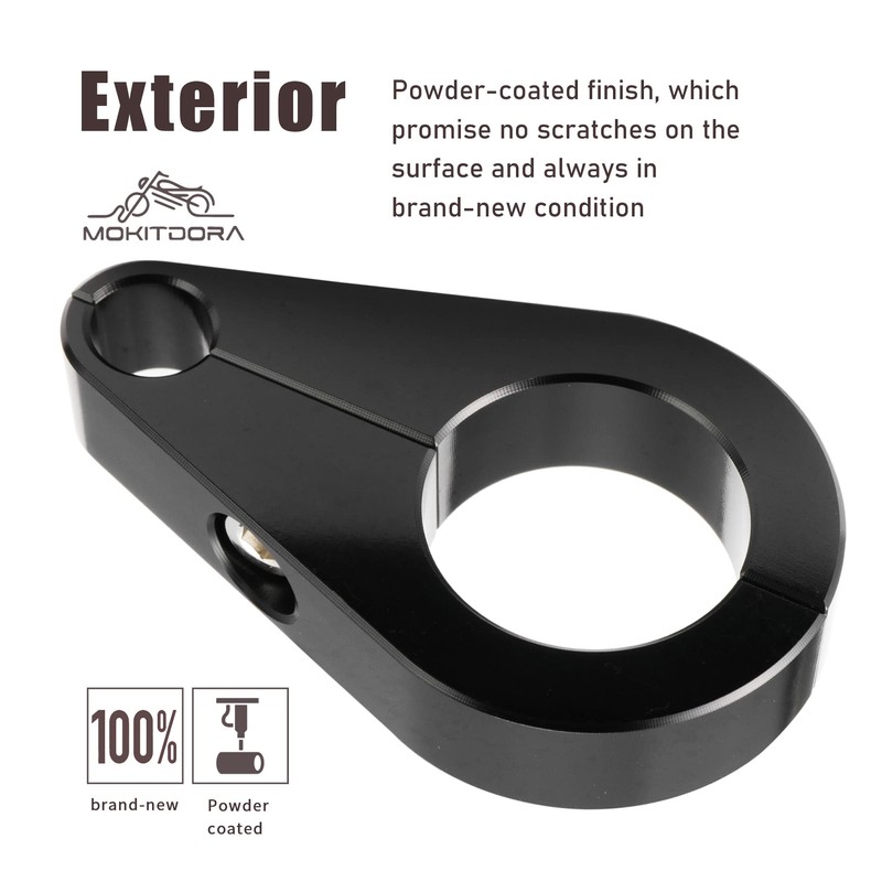 MoKitDora 1" Handlebar or Frame Mount Clutch Throttle Cable Clamp