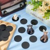 FINGERINSPIRE Black Circles Acrylic Sheet Circular Miniature Bases 3mm Thick