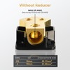 BOJACK 2 Way Splitter Amp Copper Power Distribution Block 0/2/4