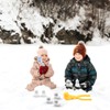 Gukasxi Pack of 4 Winter Snowball Maker, Cartoon Snowball Maker,