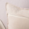 Madizz Set of 2 Short Chenille Throw Pillow Covers 24x24
