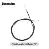 X AUTOHAUX Front Hood Latch Release Cable for Toyota RAV4