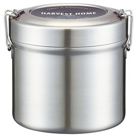 Skater STLB2 Thermal Lunch Box, Bowl Type, 28.1 fl oz (840 ml), Basic, Large Capacity, Vacuum, Stainless Steel