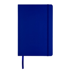 TSI Notebook A5 Squared Colour Dark Blue 192 Pages with Inner Pocket Bookmark Elastic Closure Item No. 63555-DB
