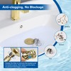 Hibbent 2 Pack Upgraded 3 in 1 Bathroom Sink Drain