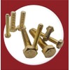 M6 x 30mm Solid Brass Bolts Fully Threaded DIN933 (pack