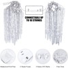 Minetom Icicle Lights Outdoor with Clips, 24.6ft 100 LED 20
