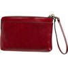 Patricia Nash Varone Leather Wristlet Purse, Ruby Red, Gift Box