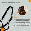 Marengos - Diamond Leather Headcollar | Halter for Horses |