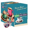 Double Donut Coffee Decaf Dark Roast Coffee Pods, Extra Bold
