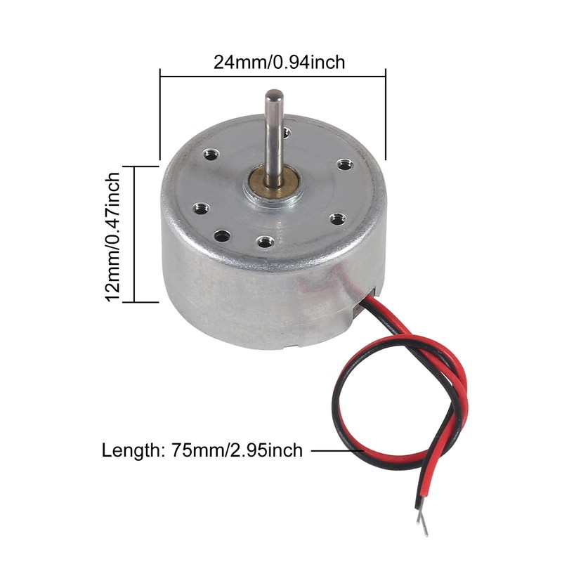 Coliao 10pcs Mini Generator Motors 3V-12V DC Motor Electric Motor